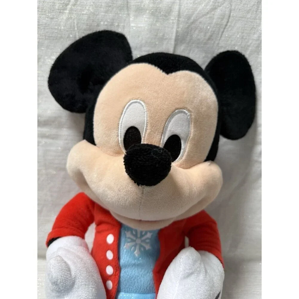 Disney Mickey Mouse Plush Winter Holiday 21” Snowflake - 2017 Collection